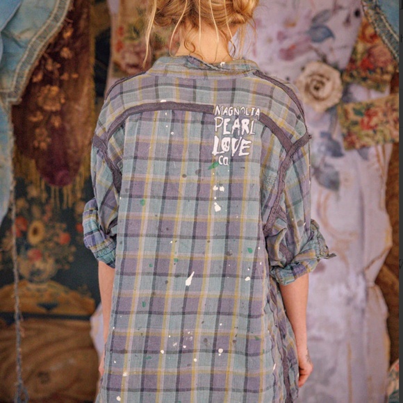 🤠MAGNOLIA PEARL CHECK ADISON WORKSHIRT🤠 - Picture 5 of 6